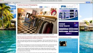 Travelbite Article Fashion-Forward Philadelphia - Screenshot