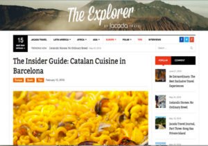 Catalan Cuisine, Jacada Travel