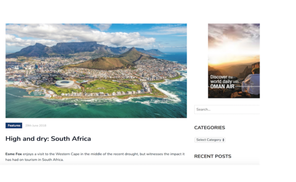 Article on South Africa by Esme Fox