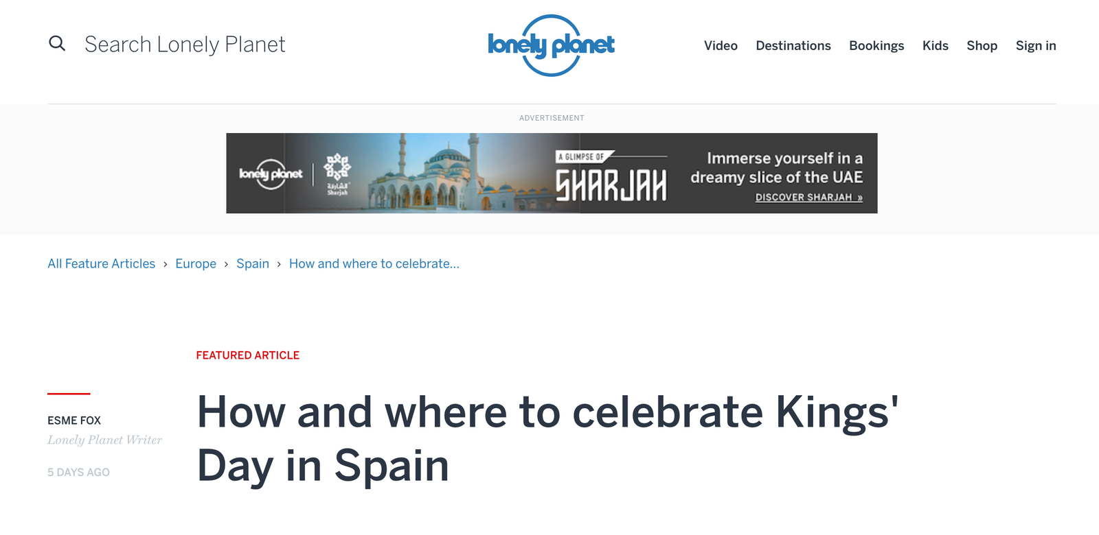 Kings' Day article for Lonely Planet