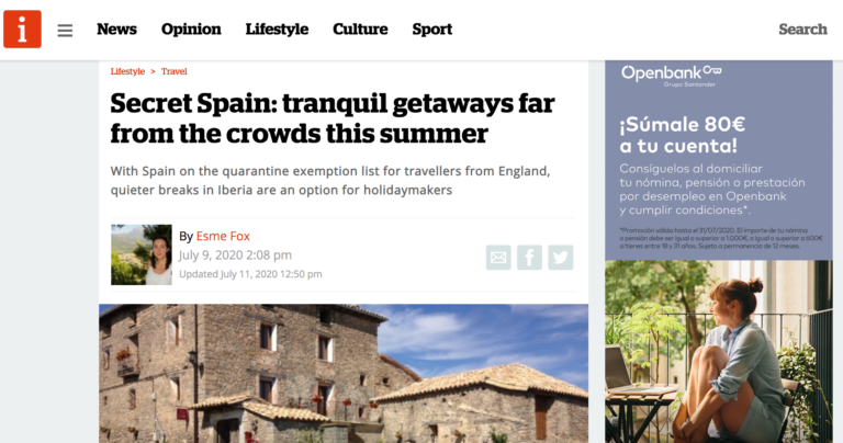 Spain holiday article for iNews